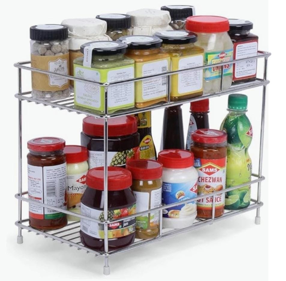 vishall-utensil-kitchen-rack-teel-2-layer-modular-kitchen-storage-rack