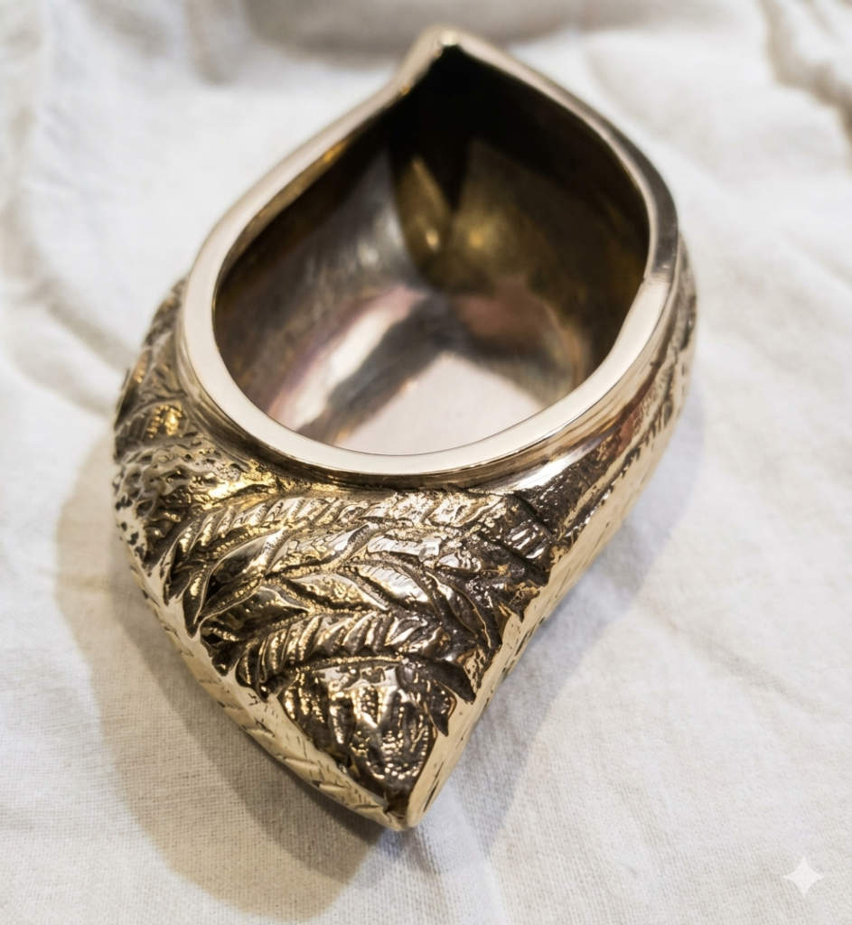 The Regal Mojari Brass Ashtray