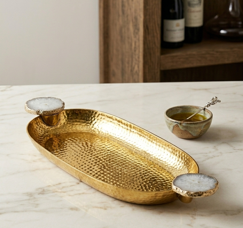 hammered-gilt-agate-gemstone-serving-platter
