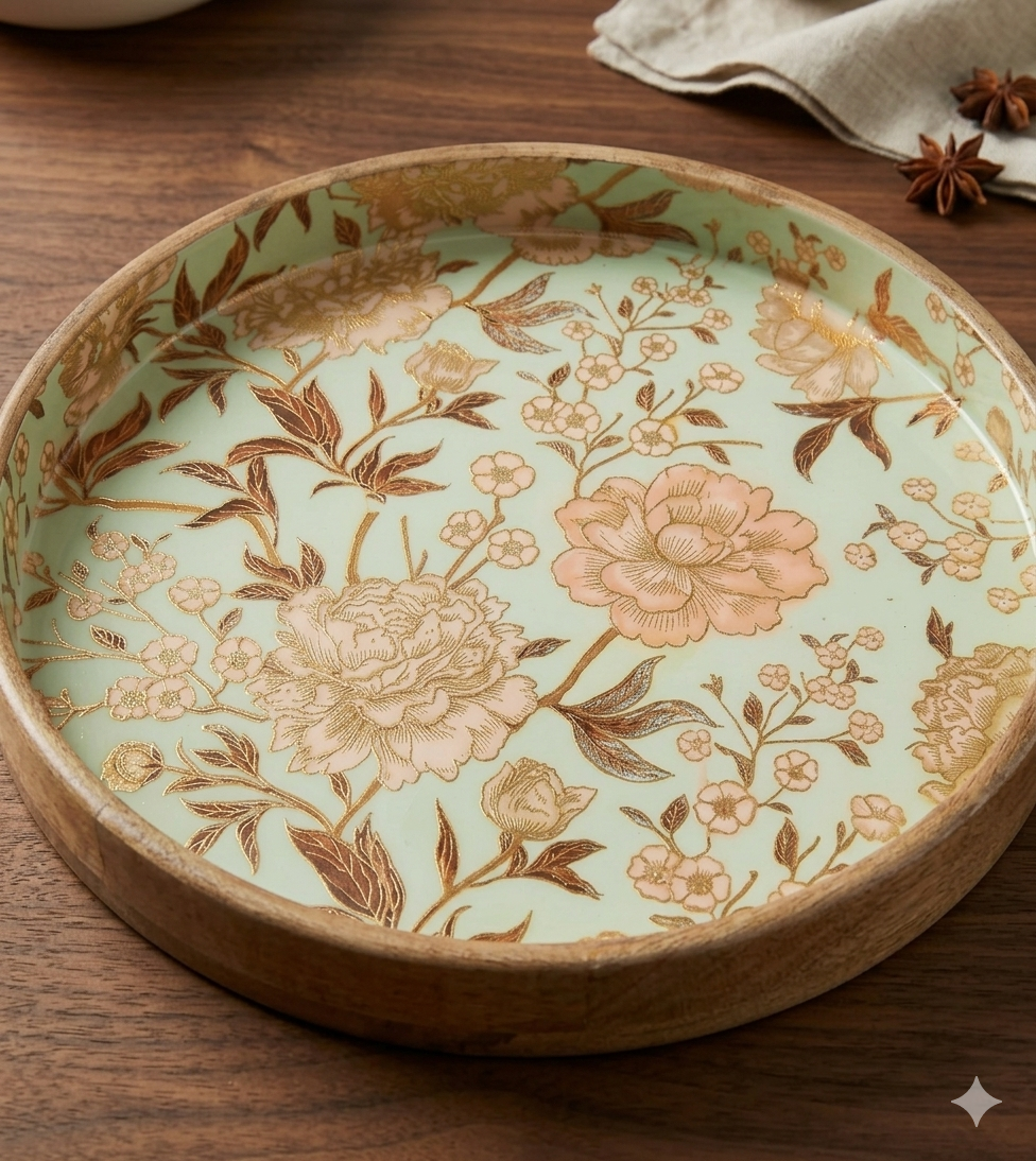 shahi-mughal-floral-wooden-enamel-urli-tray